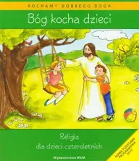 Ekspresowa dostawa Bóg kocha dzieci Podręcznik z płytą CD Religia dla dzieci czteroletnich