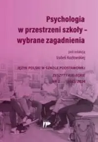 Psychologia w przestrzeni szkoły JPSP nr 2 2023/24 Bestseller