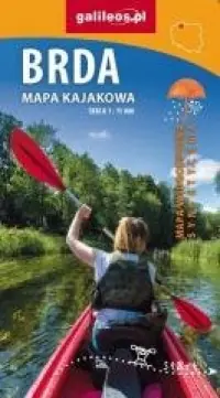 Bestseller Mapa kajakowa - Brda wodoodporna 1:75 000