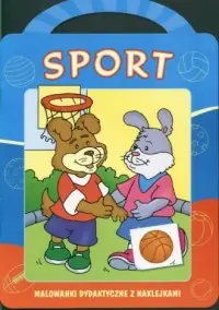 Łatwy zwrot Sport. Malowanki dydaktyczne z naklejkami