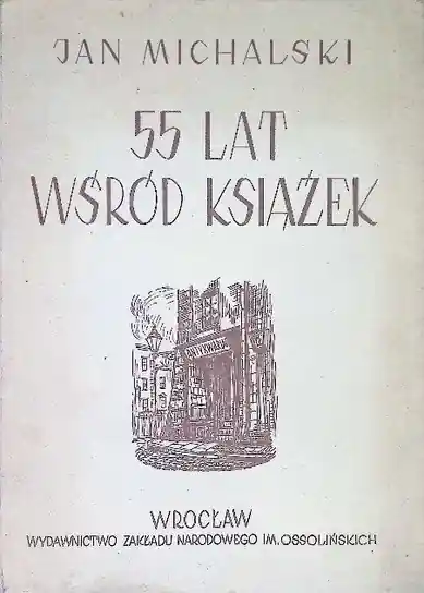 Niska cena 55 lat wśród książek 1950 r.