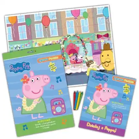 Peppa Pig. Zgrana paczka. Działaj z Peppą! - praca zbiorowa Zniżka